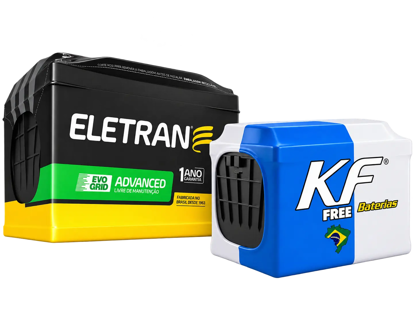 Baterias automotivas KF e Eletran